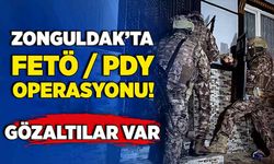 Zonguldak’ta FETÖ / PDY operasyonu! Gözaltılar var