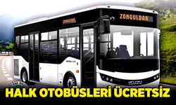 Halk otobüsleri ücretsiz