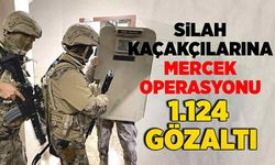 Silah kaçakçılarına operasyon! 1.124 gözaltı!