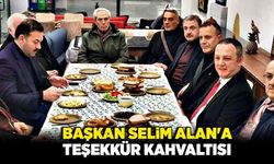 Başkan Selim Alan'a teşekkür kahvaltısı
