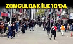Zonguldak ilk on'da