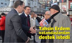 CHP Belediye Başkan adayı Tahsin Erdem vatandaşlardan destek istedi