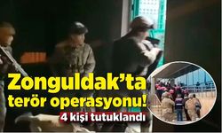 Zonguldak’ta terör operasyonu! 5 kişi yakalandı!
