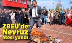 Zonguldak BEÜ’de Nevruz Bayramı ateşi yandı