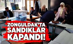Zonguldak’ta sandıklar kapandı!
