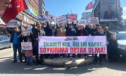 İsrail'e ticaretin durdurulması için Zonguldak'tan seslendiler!