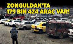 Zonguldak’ta 179 bin 424 araç var!