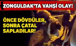 Zonguldak’ta vahşi olay! Önce dövdüler, sonra burnuna çatal sapladılar!