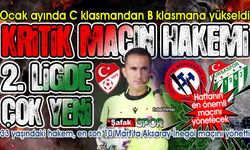 Zonguldak Kömürspor-Bursaspor maçının hakemi 2. Lige yeni yükseldi! 4 maçlık deneyimi var