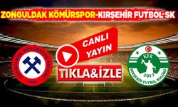 Zonguldak Kömürspor-Kırşehir Futbol SK maçını canlı izle