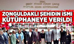 Zonguldaklı şehidin ismi kütüphaneye verildi