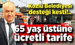 Kozlu Belediyesi desteği kesince; Halk otobüsleri 65 yaş üstüne ücretli oldu