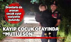 Kayıp çocuk olayında mutlu son