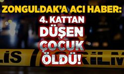 Zonguldak’a acı haber: 4. kattan düşen çocuk öldü!