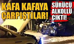 Bartın'da araçlar kafa kafaya çarpıştılar! Sürücü alkollü çıktı!