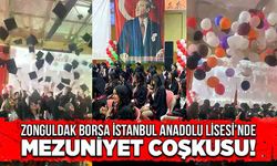 Zonguldak Borsa İstanbul Anadolu Lisesi’nde mezuniyet coşkusu!