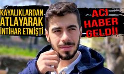 Kayalıklardan atlayarak intihar etmişti, acı haber geldi!