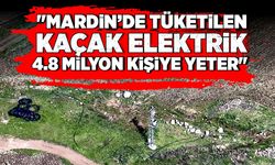 "Mardin’de tüketilen kaçak elektrik 4.8 milyon kişiye yeter"