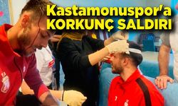 Kastamonuspor'a korkunç saldırı; Futbolcular taraftarların saldırısına uğradı