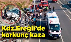 Kdz.Ereğli'de korkunç kaza! 4 yaralı