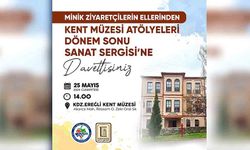 Minik sanatçılar Kdz. Ereğli Kent Müzesi'nde sergi açıyor