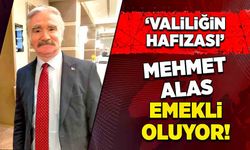 'Valiliğin hafızası' Mehmet Alas emekli oluyor!