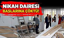 Nikah dairesi başlarına çöktü!