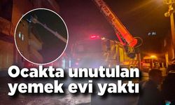 Kdz.Ereğli'de ocakta unutulan yemek yangına sebep oldu