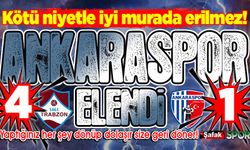 Ankaraspor Play-Off'ta darmadağın... 1461 Trabzon farklı kazandı: 4-1