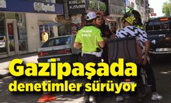 Gazipaşa’da trafik denetimi yapılıyor