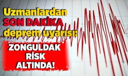 Uzmanlardan son dakika deprem uyarısı: Zonguldak risk altında!