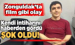 Zonguldak’ta film gibi olay! Kendi intiharını haberden gördü!