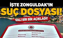 İşte Zonguldak’ın suç dosyası! Vali bir bir açıkladı!