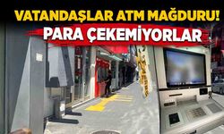 Vatandaşlar ATM mağduru! Para çekemiyorlar!