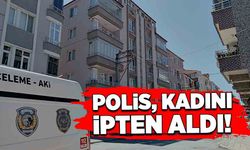 Polis, kadını ipten aldı!