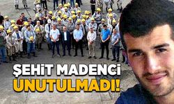 Şehit madenci unutulmadı!