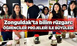 Zonguldak’ta bilim rüzgarı:  Öğrenciler projeleri ile büyüledi