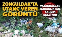 Zonguldak’ta utanç veren görüntü! Vatandaşlar bakanlıktan yardım bekliyor