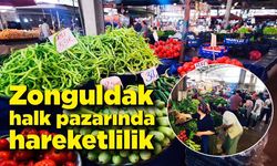 Zonguldak halk pazarında hareketlilik; İşte fiyatlar