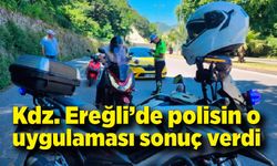 Motosiklet kullanımı artınca polisin uygulaması sonuç verdi