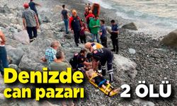 Rize'de denize giren 2 kişi hayatlarını kaybetti