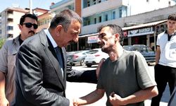 Vali Osman Hacıbektaşoğlu, Karaman beldesini ziyaret etti