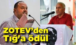 ZOTEV’den Tığ'a ödül