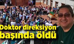 Doktor direksiyon başında öldü