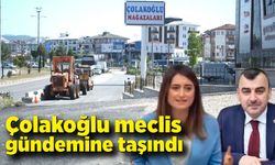 Ahmet Çolakoğlu meclis gündemine taşındı