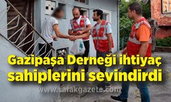 Gazipaşa Derneği yardım ve desteklerine devam ediyor