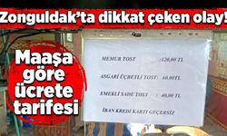 Zonguldak’ta maaşa göre ücrete tarifesi