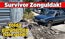 Survivor Zonguldak: Yolda yürünemez hale geldi!