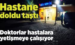 Hastane doldu taştı doktorlar yetişmeye çalışıyor