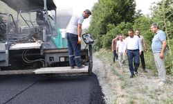 Merkez Kardeşler-Alancık-Hacıali grup yolu asfaltlanıyor